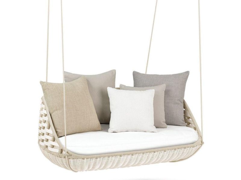 Modern Swing Hanging Lounge with PE Rattan