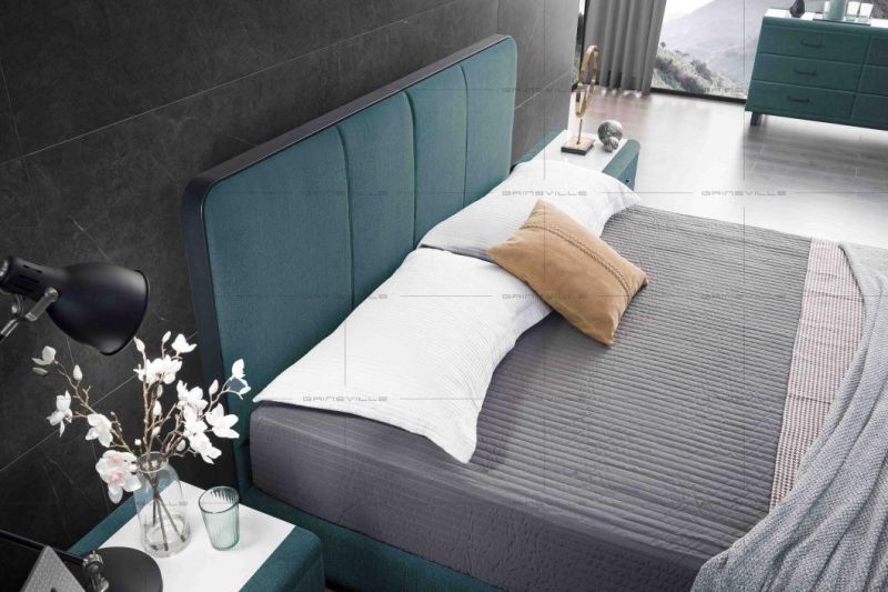 Foshan Furniture Modern Bedroom Furniture Beds King Bed Gc1823