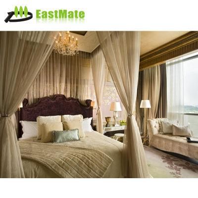 Wooden Luxury Classical Hotel Bedroom Furniture (EMT-SKB05)