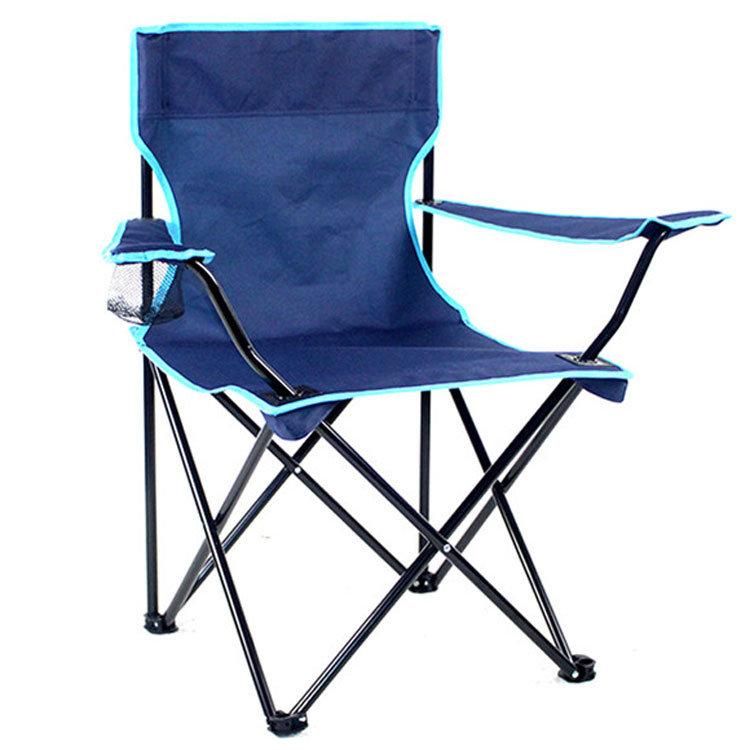 Outdoor Portable Folding Camping Colorful Metal Beach Chair Wholesale Factory Foldable Lightweight Customizable Logo Chairs