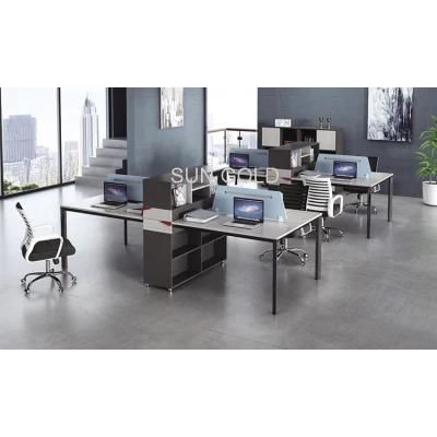 Sz-Wsr74 4 Seat Office Workstation Modular Cubicle Desk