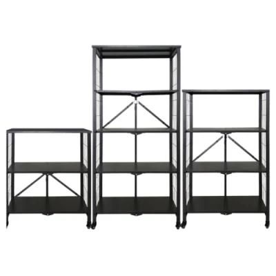 Metal Adjustable Stacking Racks Stainless Steel Storage Shelf for Kitchen