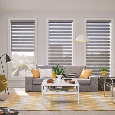 Wholesale Fancy Manufacturers Cheap Custom Ready Made Day Night Blackout Fabric Roller Zebra Blinds