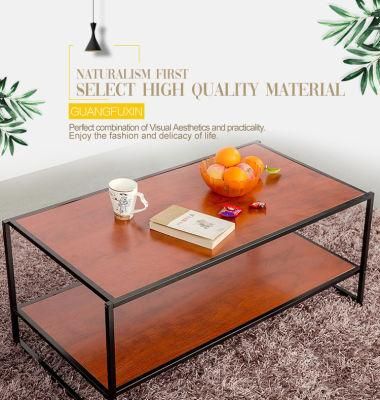 Coffee Tables Set with Shelf Living Room Wooden Sofa Side Table Eco-Friendly Sturdy and Easy Assembly Modern Furniture