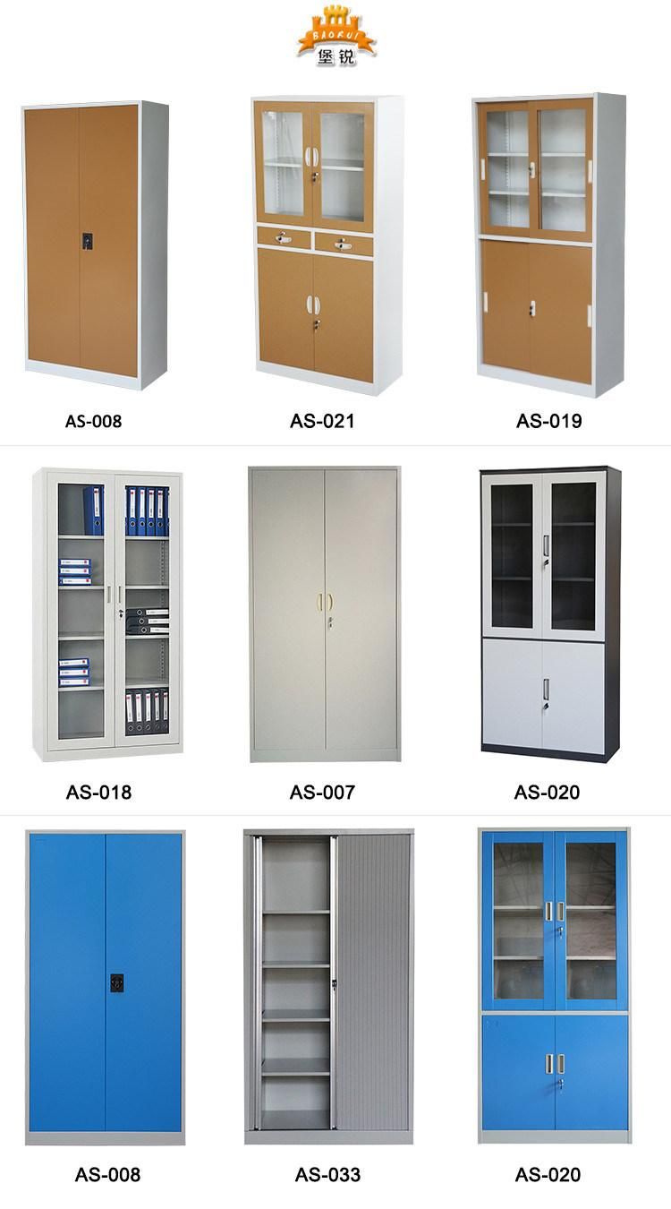 Modern Design Office Furniture Glass Door File Cabinet