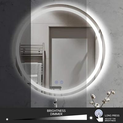 Wholesale Vanity LED Bathroom Mirror Anti-Fog Frameless Wall Mirror Lighting