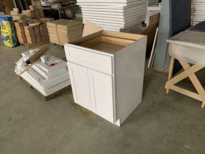 Fuzhou China Solid Wood Cabinext White Shaker Kitchen Cabinets Factory