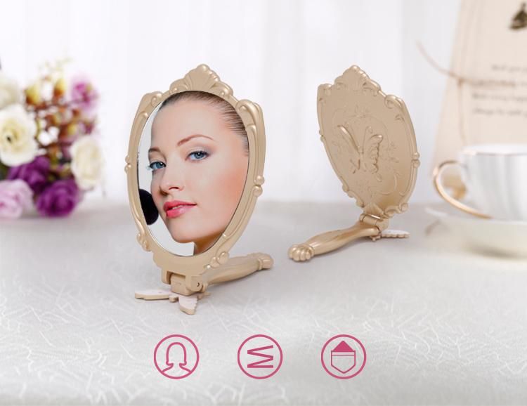 High Definition Standing Foldable Makeup Mirror