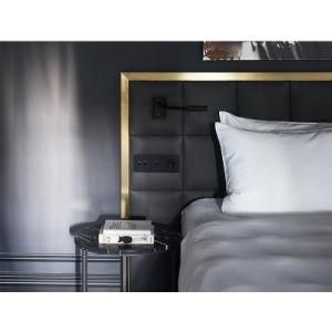 Designer Inspired Room Furniture with Upholstered Bed Headboard