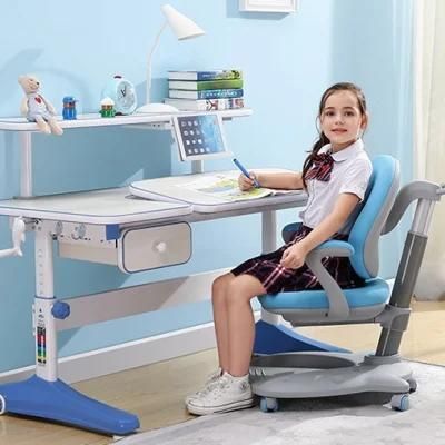 Modern Home Bedroom School Daycare Children Study Furniture Table and Chair with Regulatory Funciton