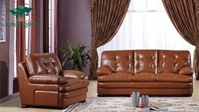 Home Modern Sectional Leisure Comfortable Living Room Furniture Leather Sofa (627#)