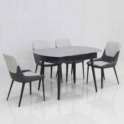 Dining Tables and Chairs Set for Dining Room Modern Stone Extending Square Dining Table Set 6 Chairs