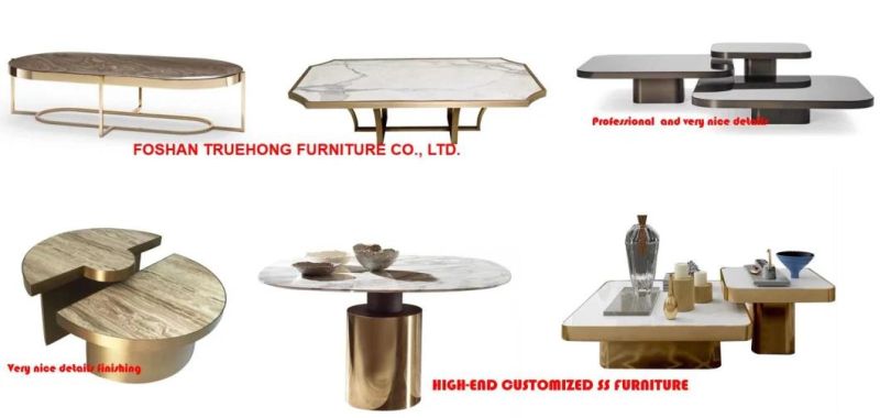 Professional Stainless Steel Table Furniture Metal Coating Frame Furniture Quality Bespoke 304 Ss Furniture