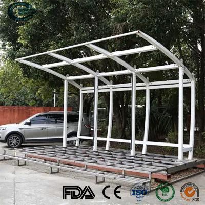 Huasheng Used Bus Shelters China Steel Bus Shelter Manufacturer Featured Simple Style Metal Smart Bus Stop Station and Modern Bus Shelter
