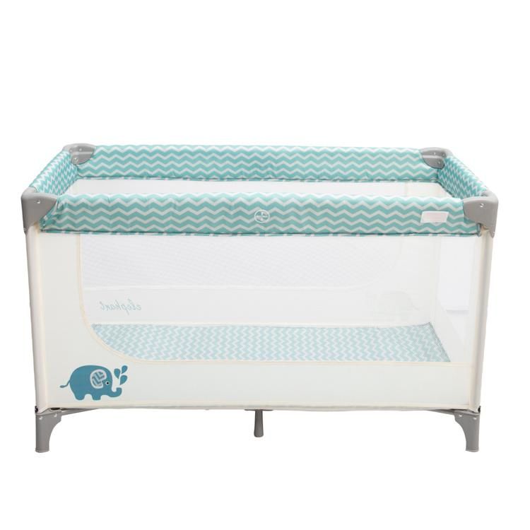 Kids Bedroom Furniture Foldable Babybed, Wholesale Steel Legs Babycot/