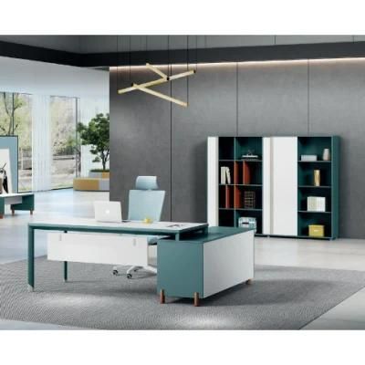 Wooden L Shape Office Desk Modern Design Custom Executive Desk