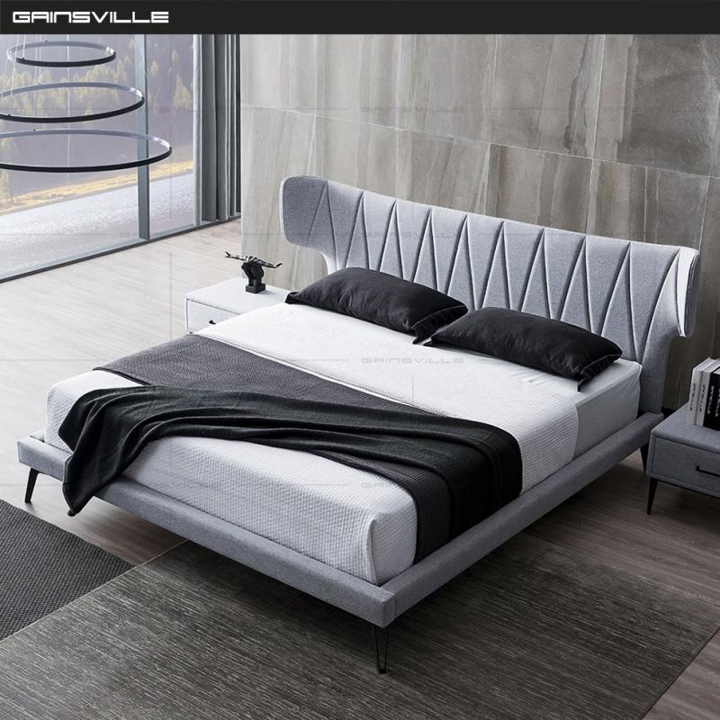 Modern Bedroom Furniture Soft Bed Upholstery Bed in Italy Fashionable Style