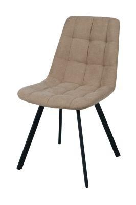 Fabric Wedding Chair/ Home Furniture Dining Chair with Metal Legs