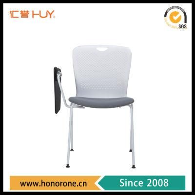 Metal Leisure Chair with Tablet for Meeting, Lounge, Conference, Training