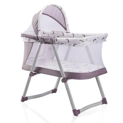 Portable Baby Sleeping Bed Easy Folding with Mosquito Net Cradle Baby Crib