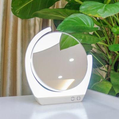 7X Magnifying Double Sided Table LED Makeup Cosmetic Moon Mirror