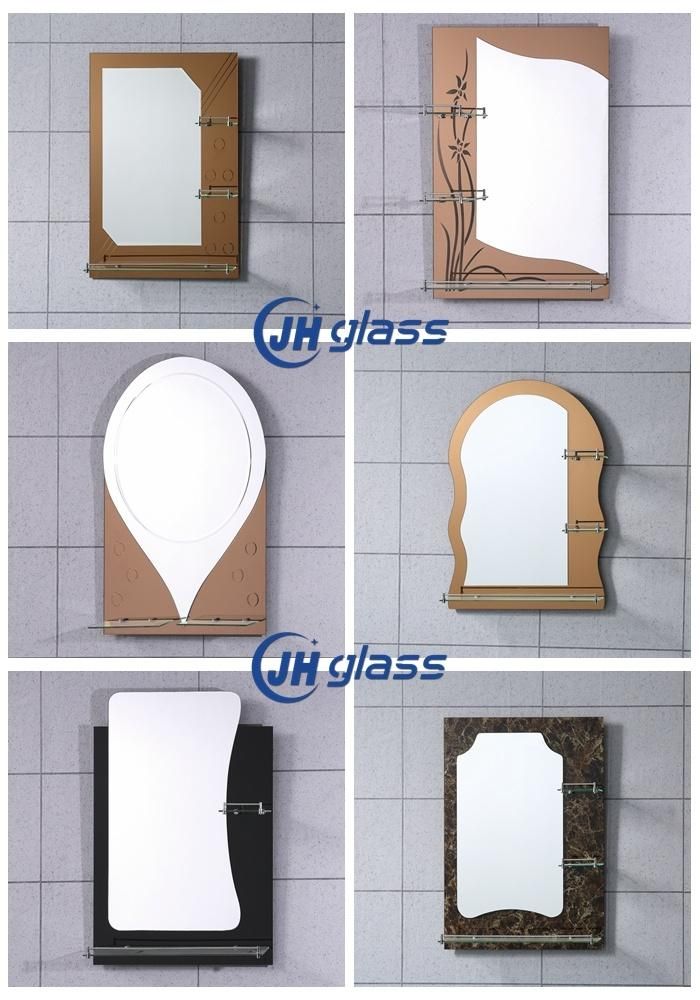 Good Price Bathroom Glass Shelf Vanity Mirror