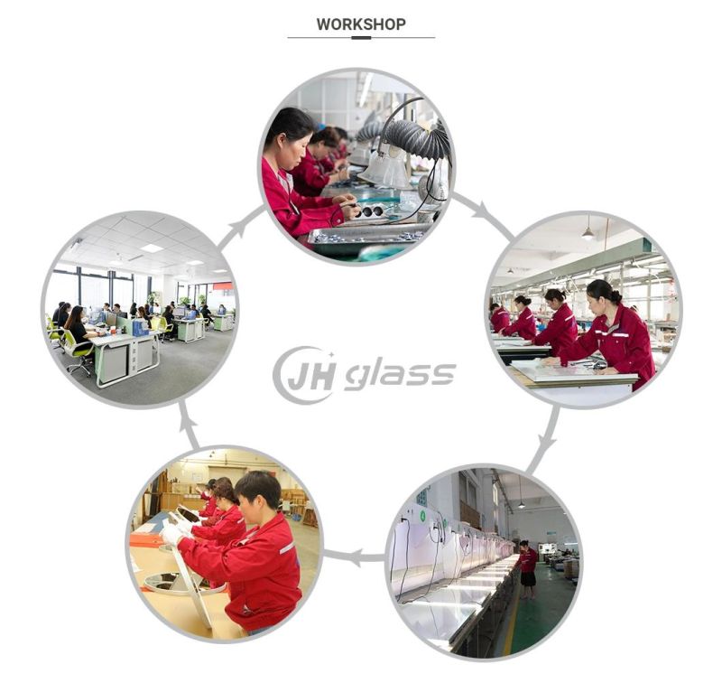 China Cosmetic/Makeup Vinyl Safety Backed Mirror with Good Production Line