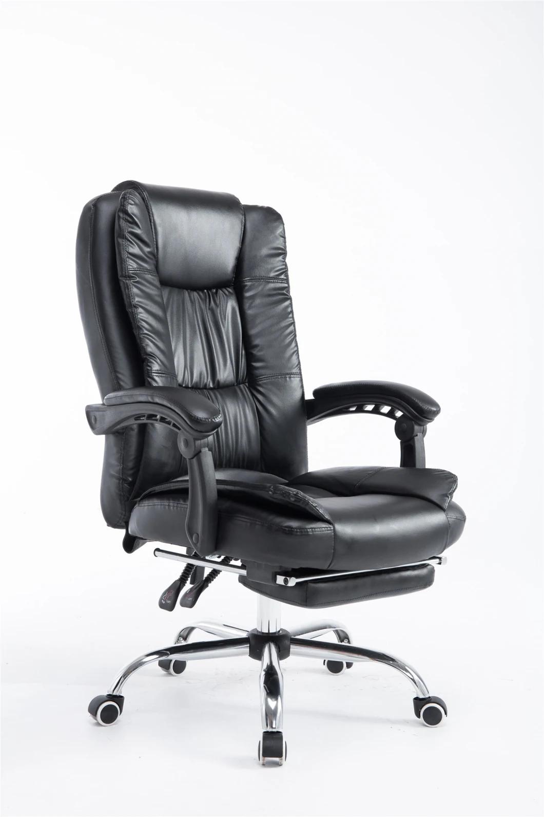 Modern Wholesales Swivel Ergonomic PU Reclining Home Office Furniture High Back Executive Computer Gaming with Footrest