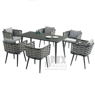 Custom Leisure Home Modern Rattan Patio Bistro Outdoor Garden Dining Furniture