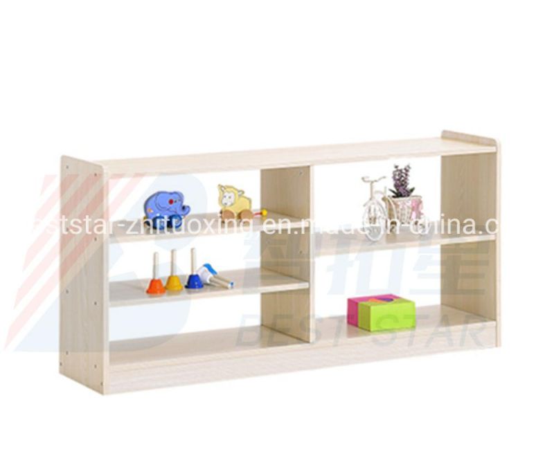 Playroom Furniture Toy Storage Cabinet, Kindergarten Kids Toy Storage Cabinet, Children Care Center Furniture, Baby Display Wooden Rack and Cabinet