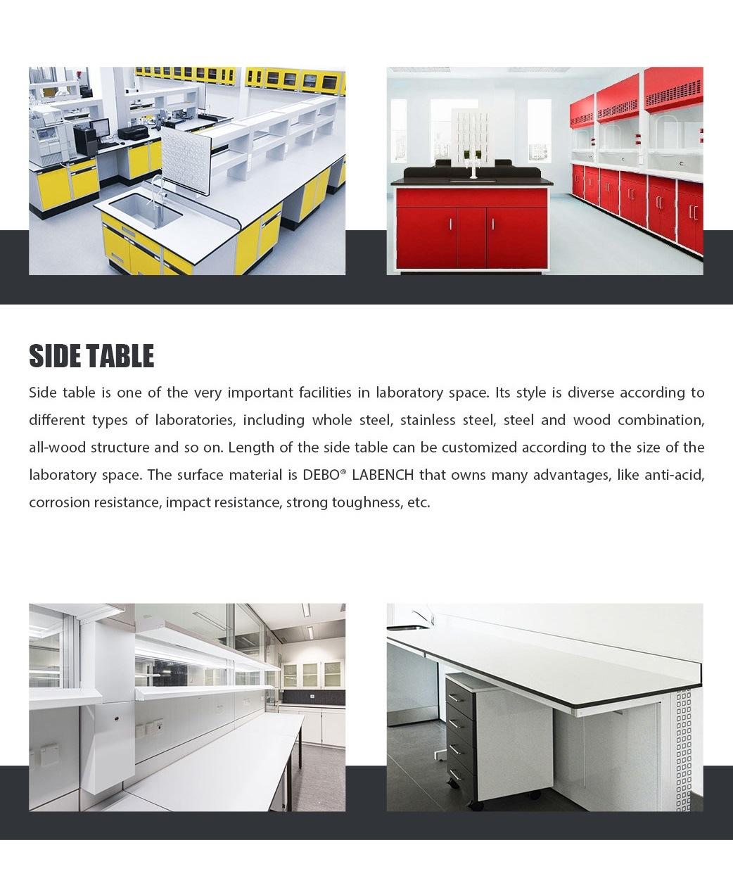 Modern Design Laboratory Furniture Labench with 12mm Thickness