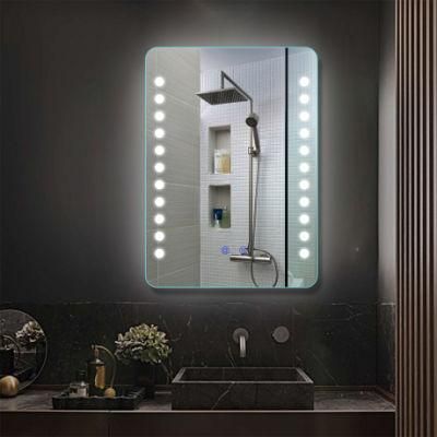 Espejos Smart Large Bathroom Wall Mount Lighted Mirror Custom Rectangle LED Mirror Factory