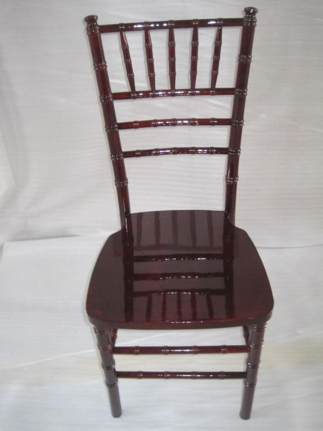 Cheap Solid Wood Mahogany Chiavari Chair on Sale