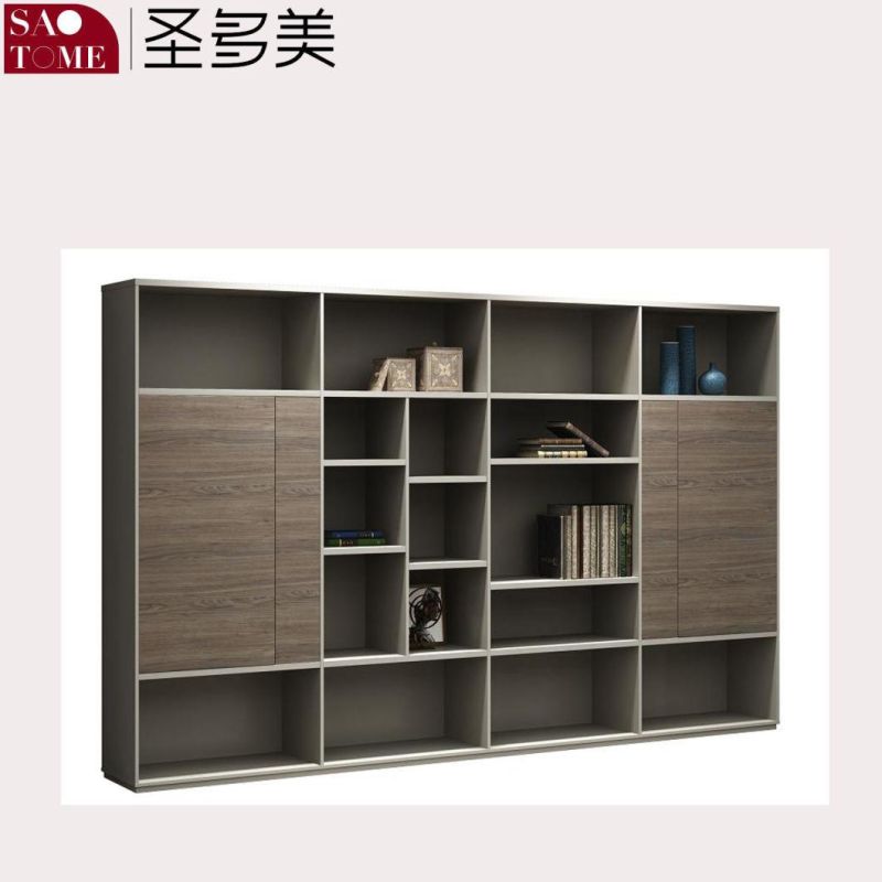 Modern High-End Home Study Office Furniture Configuration Sensor Light with Bookcase