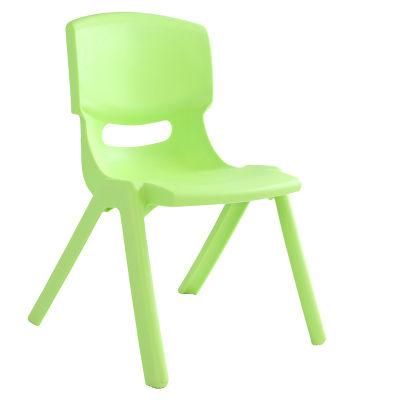 Wholesale Home Furniture Thickened Plastic Kindergarten Bench Frosted Backrest Dining Chair for Kids