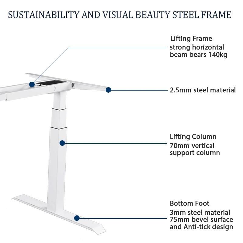 New Design Simple Quiet Comfortable Height Adjustable Standing Desk
