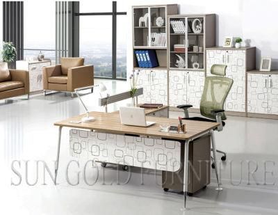 Cheap Price Modern Office Desk Metal Feet CEO Manager Computer Desk (SZ-ODA1008)