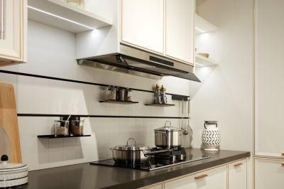 High Top Modern Glass Aluminum Frame Tall Cabinet Kitchen Cabinets