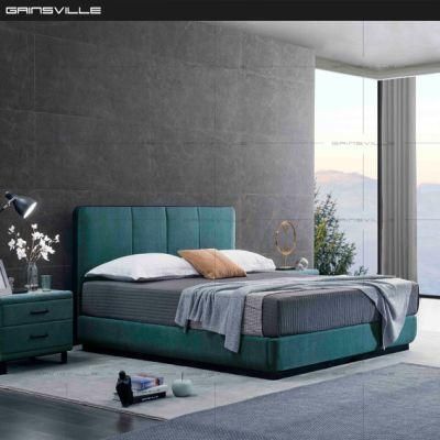 Gainsville Modern New Style King Double Size PU Velvet Material Home Furniture Wall Bed