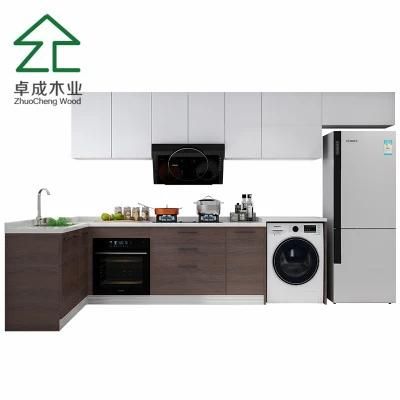 Brown Color Kitchen Cabinet with Hinge