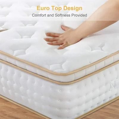 Luxury Hotel Sleep Well Leland Koala Twin Single King Gel Memory Full Size Mattresses Rebonded Foam Spring Mattress