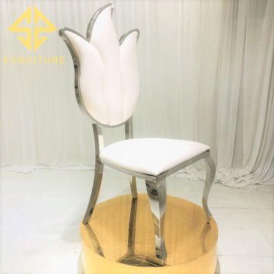 Flower Shape Stainless Steel Chair for Event