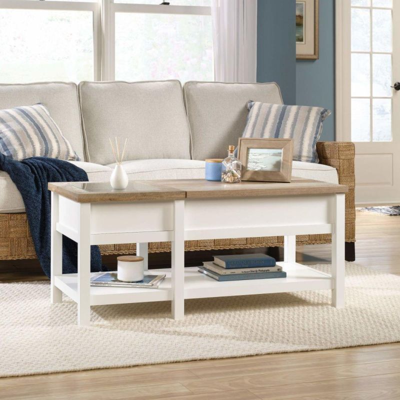 Lift Coffee Table, Soft White