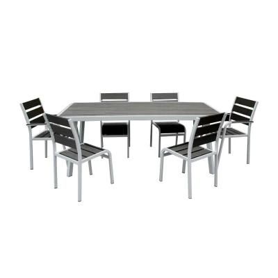 Modern Leisure Garden Dining Table and Chair Aluminum Outdoor Furniture