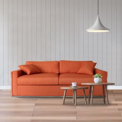 MID-Century Modern Loveseat Modular I Shaped Couch Sectional Sofa