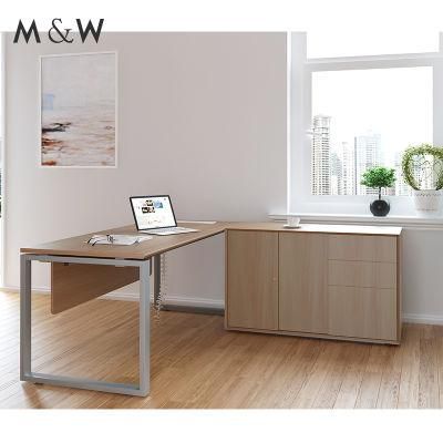 Factory Price Modern Executive Luxury Office Furniture Director Design Metal CEO Desk