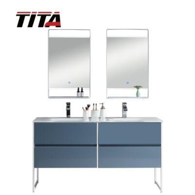 Antique Bathroom Vanity Cabinet Furniture with LED Mirror TM8330-150