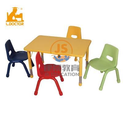 Kids Study Desk with Chair of Kindergarten Furniture