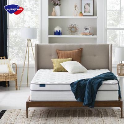 The Best Factory Aussie Roll Sleeping Well King Double Full Size Gel Memory Foam Spring Mattress in a Box