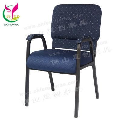 Hc-30-9 Armrest Stackable Interlock Auditorium Furniture Wholesale Church Chair